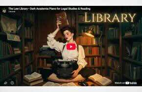 The Law Library • Dark Academia Piano for Legal Studies & Reading !!!