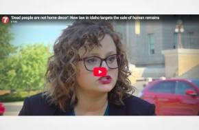 Idaho law student writes bill to ban sale of human remains — before she can even practice law